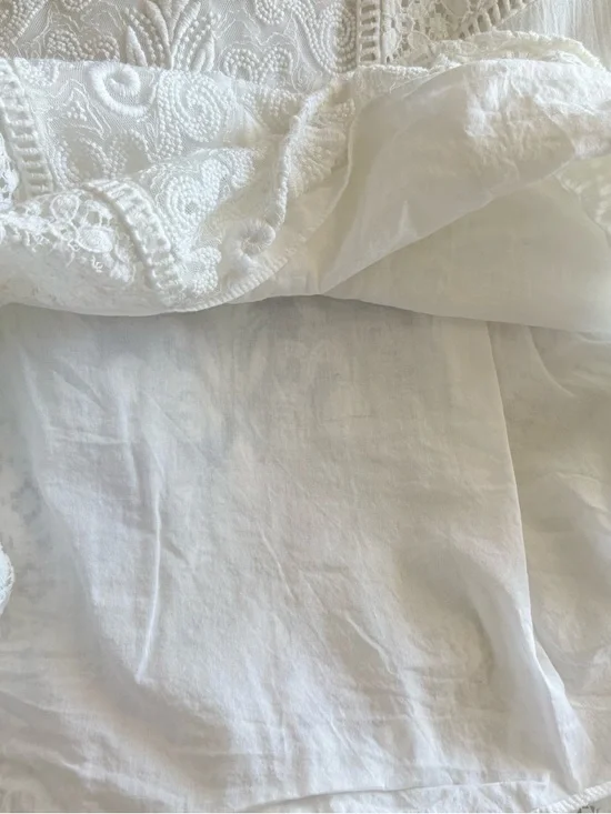 Lilly Pulitzer Ginny Shift Dress White XS Sleeveless Lace Cotton Embroidered - Picture 10 of 15